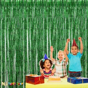 Green Foil Curtain 