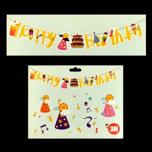 Happy Birthday Banner - Cake Design