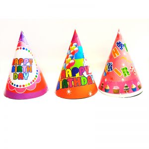 Happy Birthday Caps - Set of 10