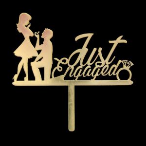 Just Engaged Cake Topper - Engagement Function