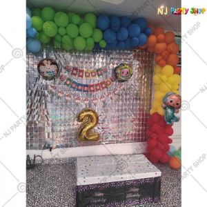 Kids Birthday Decorations - CoComelon Cartoon Theme - Model - 1050