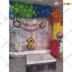 Kids Birthday Decorations - CoComelon Cartoon Theme - Model - 1050