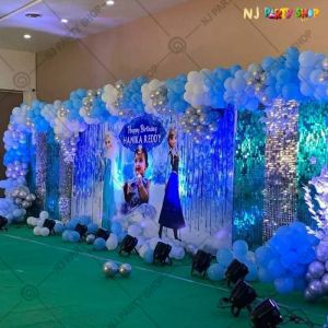 Kids Birthday Decorations - Frozen Cartoon Theme - Model - 1061