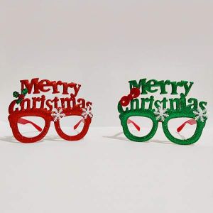Merry Christmas Goggles - Christmas Wearables - Green