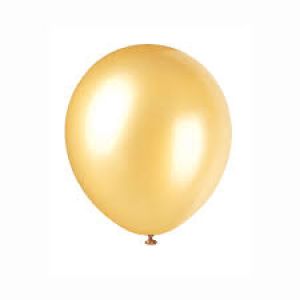 Metallic Balloons Gold - Set of 25 Pcs