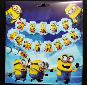 Minion Happy Birthday Banner