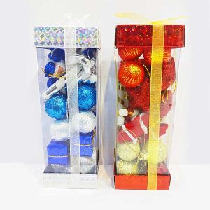 Blue Mixed Christmas Tree Decoration Ornaments Gift Boxes - Model X1