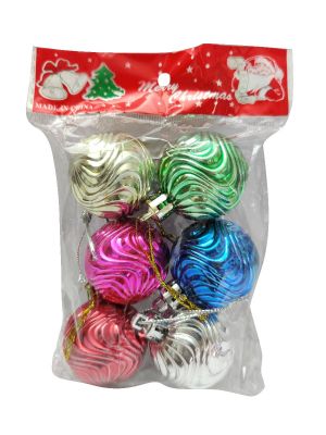 Multi Colour  Balls Christmas Tree Decoration Ornaments - Model 1002