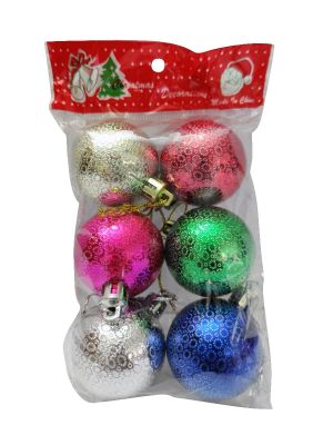 Multi Colour  Balls Christmas Tree Decoration Ornaments - Model 1003