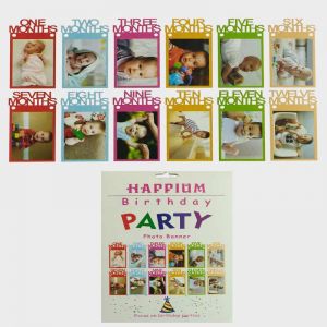 1st Birthday Photo Banner - Multi