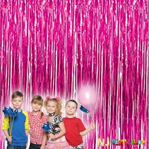 Pink Foil Curtain Party Decoration