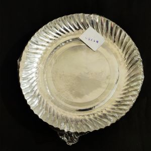 Silver Paper Plates - Set of 50