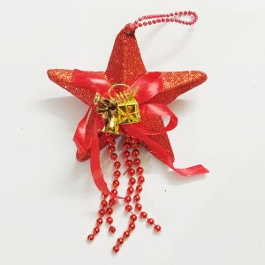 Small Star Hanging - Red