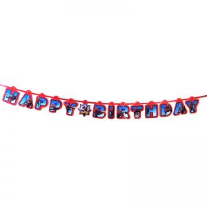 Spiderman Theme Happy Birthday Banner 