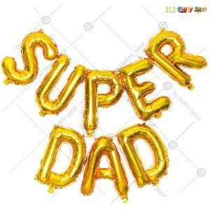 Super Dad Foil Balloon Banner