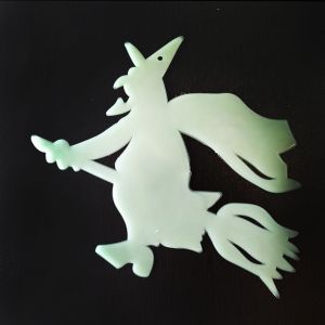 Witch Glow In the Dark Halloween Hangings/Stickers