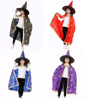 Witch Hat & Cape - Halloween Costume