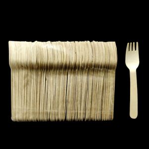 Wooden Fork Disposables - Pack of 100