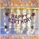 04M - Silver With Lights Birthday Decoration Combo - Set of 49