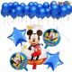 07U -Mickey Mouse Theme Birthday Decoration Combo- Set of 25