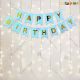 011Y -Blue Birthday Decoration Combo With Lights - Set of 14