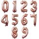 Number Silver Foil Balloons
