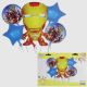 Avengers - Ironman Foil Balloon - Set of 5