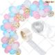 B1 - Balloon Arch Decoration Garland Kit - Blue & Pink - Set Of 82