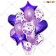 Balloon Combo -  Purple - Set of 14