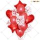 Balloon Combo - Red - Set Of 14
