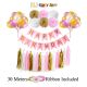 0115A Model - Birthday Decoration Combo Kit - Pink & Golden 