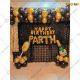 Birthday Decorations - Black & Golden - Model 1037