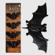 Black Plastic Bats - Set of 4
