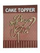 Boy or Girl Cake Topper - Golden