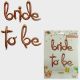 Bride To Be Foil Balloon - Rose Gold - Model 1001