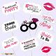 Bride To Be Photo Booth Props - Bachelorette Party  Decorations - Model Y2