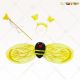 Bumble Bee Wings, Headband & Wand