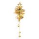 Christmas Tree with Angel/Bell Hanging - Golden
