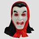 Dracula With Hoodie Halloween Mask - White
