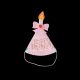Foam Candle Shape Happy Birthday Cap - Pink