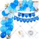 Half Birthday Decoration Combo - Blue & White - Set Of 53