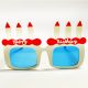 Happy Birthday Candle Party Goggle - White