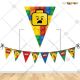 Lego Theme Happy Birthday Flag Banner
