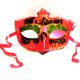 Masquerade Glitter Eye Mask - Metallic Red