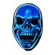 Metallic Horror Mask Blue Model 2