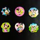 Minnie Mouse Theme Hanging Decoration / Stickers - Set of 6