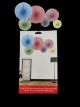Paper Decoration Fans - Multi Colour - Set of 6 ( Model 300X)