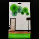 Paper Fans for Decoration - Green - Set of 6
