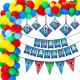 PJ Mask Theme Happy Birthday Decoration Combo - Set Of 70
