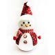 Red Christmas Snowman - Small